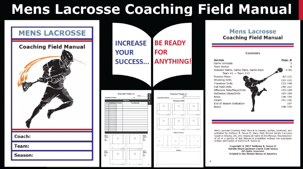 Mens Lacrosse Coaching Field Manual