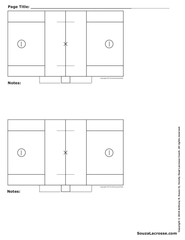 Printable Lacrosse Field Diagram Printable World Holiday