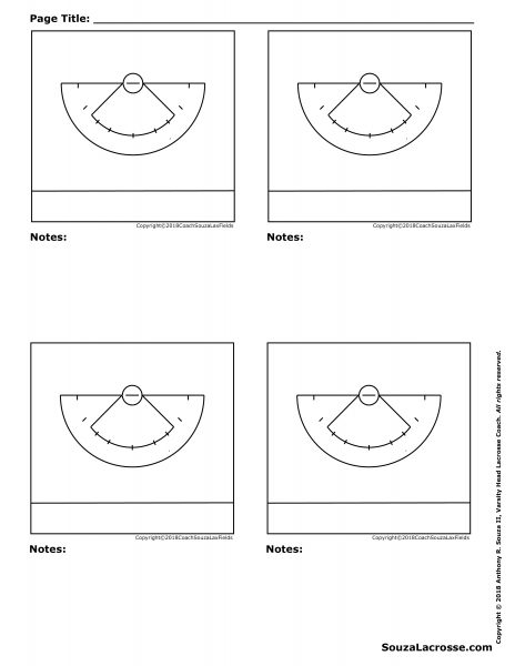 Womens Lacrosse BLANK Field Diagrams 8 5 X 11 Souza Lacrosse Womens Lacrosse BLANK Field Diagrams 8 5 X 11 Souza Lacrosse